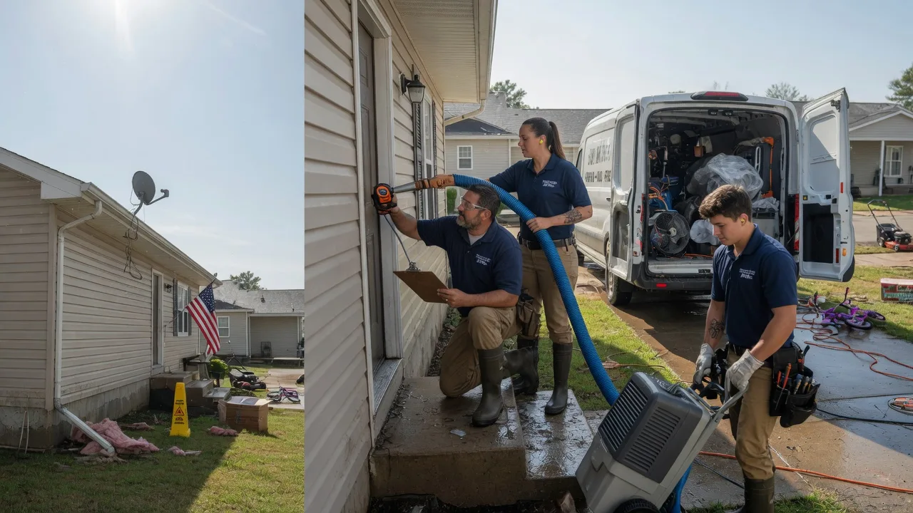 Ceiling Water Damage Restoration in Harrisburg, SD near me